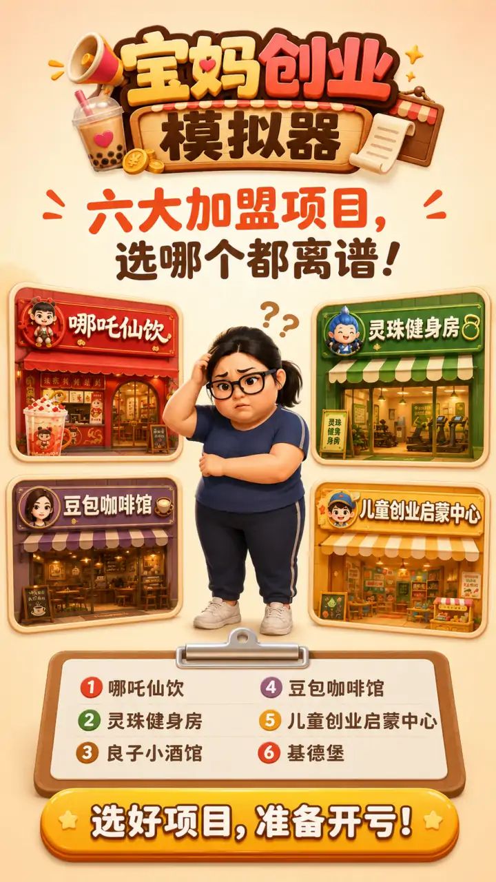 宝妈创业模拟器游戏截图4