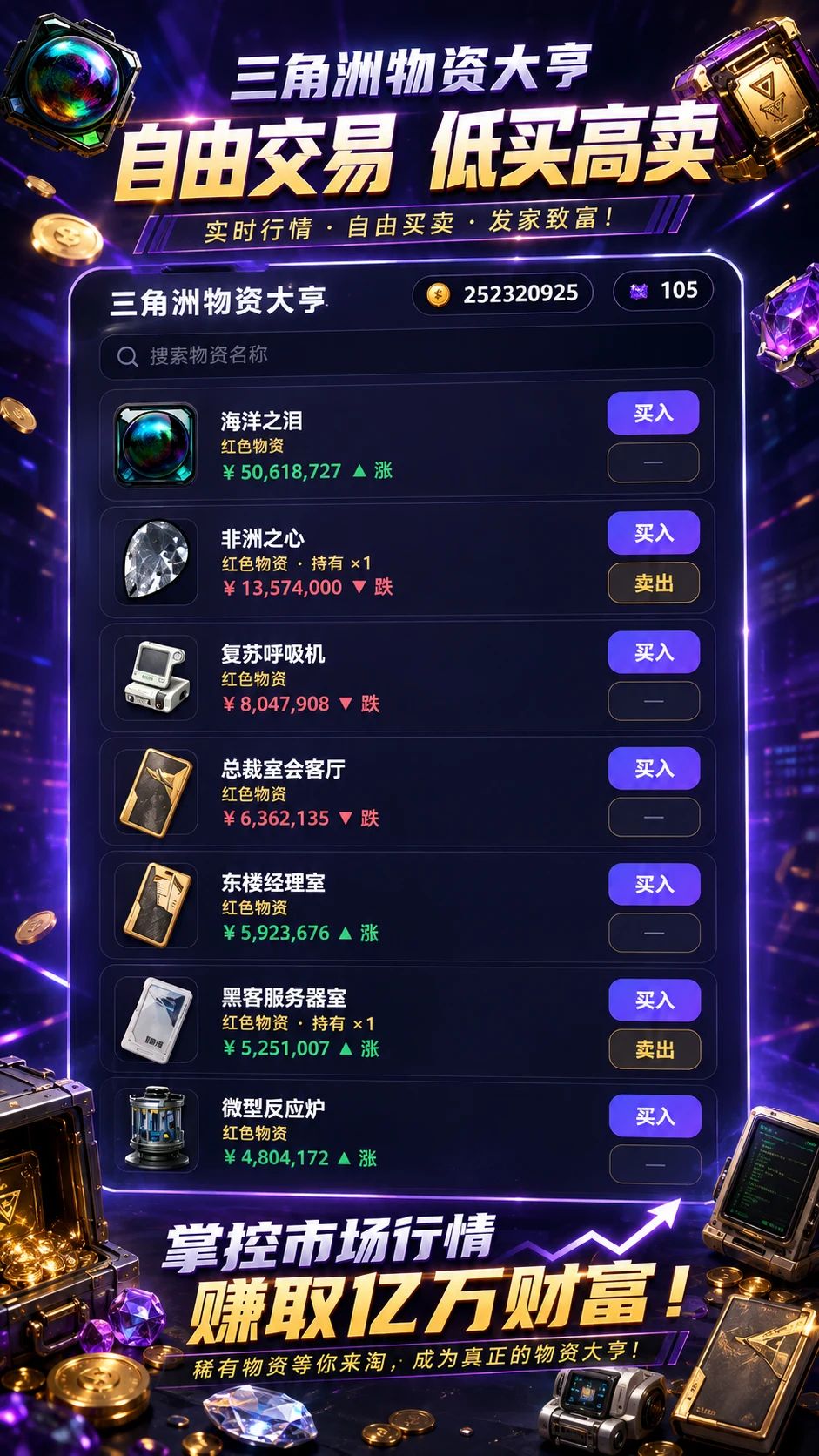 三角洲物资大亨（二创）游戏截图5