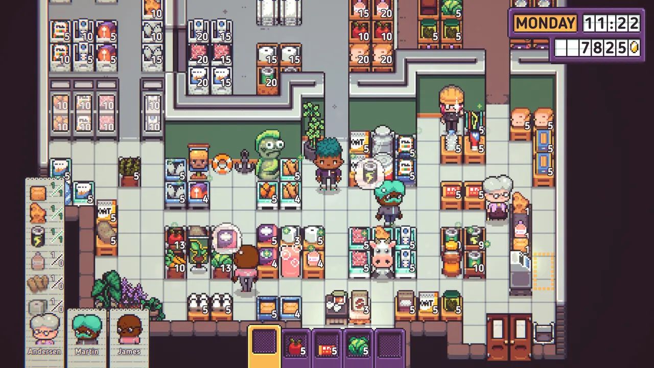 打骨折超市日记（官方移植版）游戏截图2