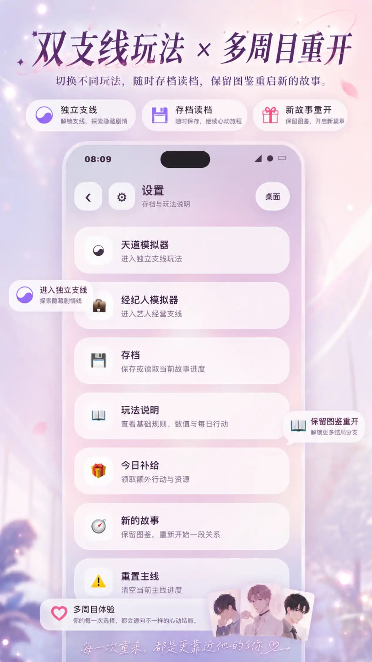 未公开行程（爱豆模拟器）游戏截图6