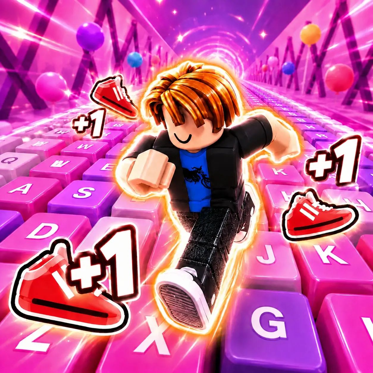 +1速度键盘ASMR跑酷 icon
