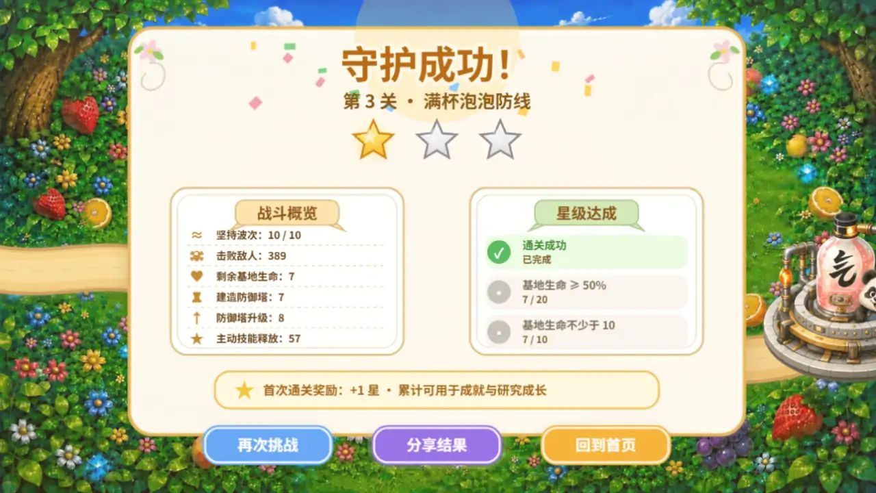 泡泡保卫战游戏截图5