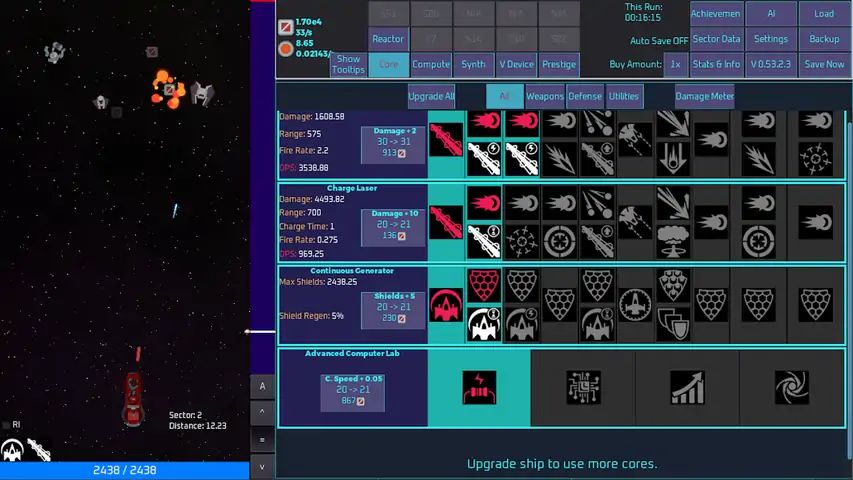太空放置(Unnamed Space Idle)游戏截图2