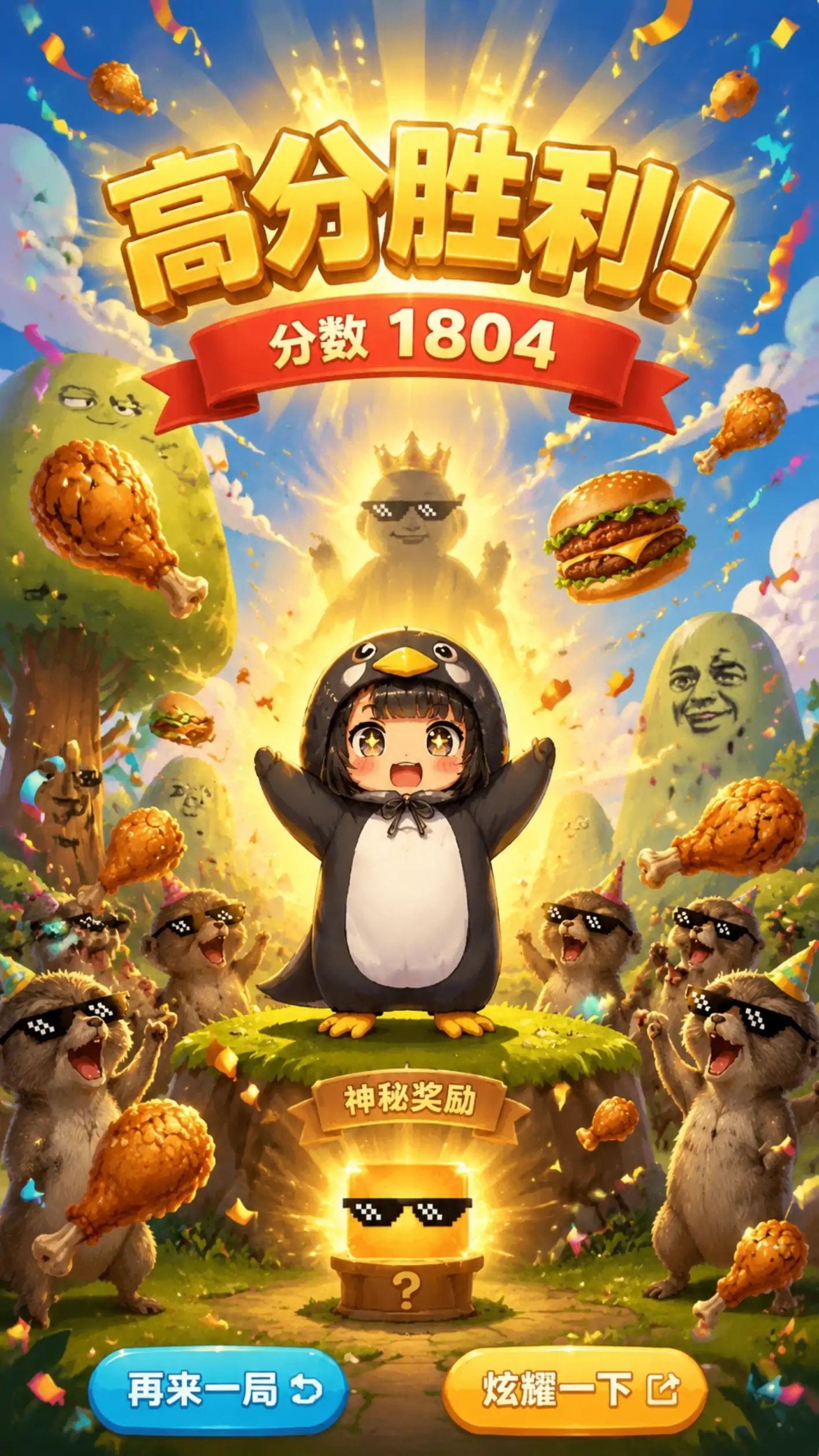 试试吃到一千分游戏截图2
