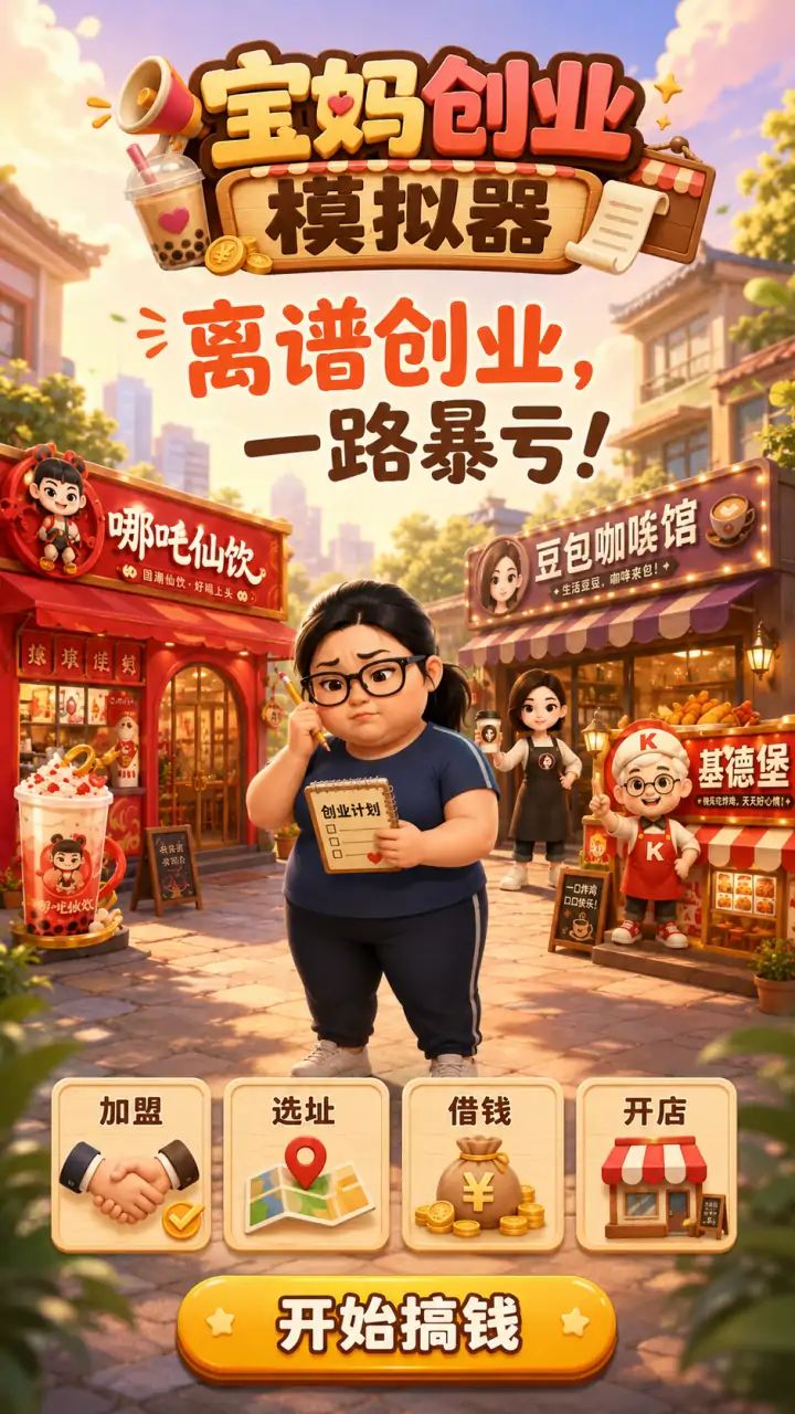 宝妈创业模拟器游戏截图2