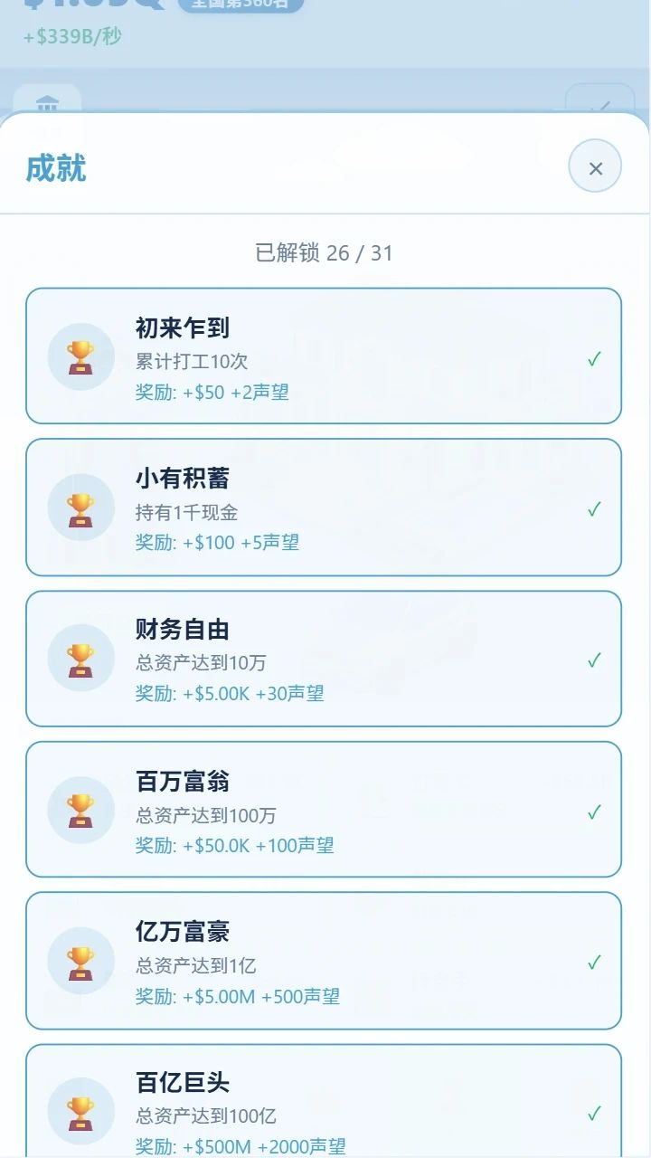 富豪模拟器游戏截图4