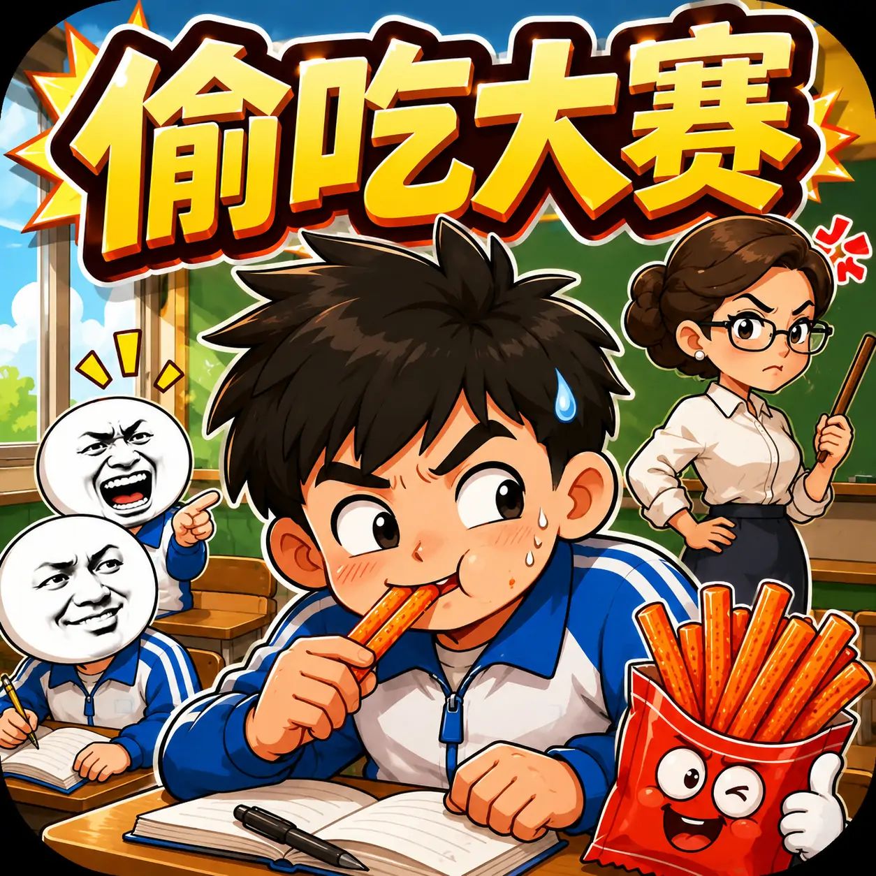 偷吃大赛-挑战100种零食 icon