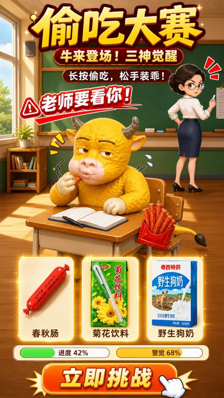 偷吃大赛（牛来版本）游戏截图2